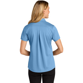 Port Authority LK240 Ladies Wearever Performance Pique Polo - Carolina Blue