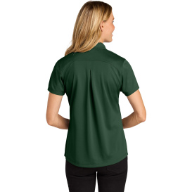 Port Authority LK240 Ladies Wearever Performance Pique Polo - Deep Forest Green