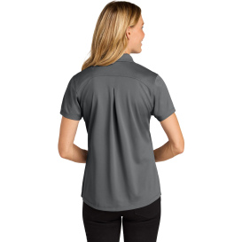 Port Authority LK240 Ladies Wearever Performance Pique Polo - Storm Gray