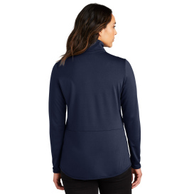 Port Authority LK595 Ladies Accord Stretch Fleece Full-Zip - Navy