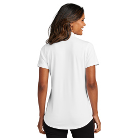 Port Authority LK683 Ladies City Stretch Polo - White