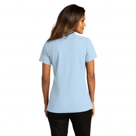 Port Authority LK810 Ladies SuperPro React Polo - Cloud Blue