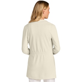 Port Authority LK820 Ladies Breakwater Open Cardigan - Parchment