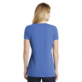 New Era LNEA101 Ladies Heritage Blend V-Neck Tee - Royal Heather