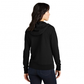 New Era LNEA141 Ladies Thermal Full-Zip Hoodie - Black
