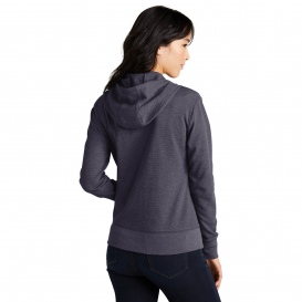 New Era LNEA141 Ladies Thermal Full-Zip Hoodie - True Navy Heather