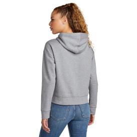 New Era LNEA550 Ladies Comeback Fleece Pullover Hoodie - Athletic Heather