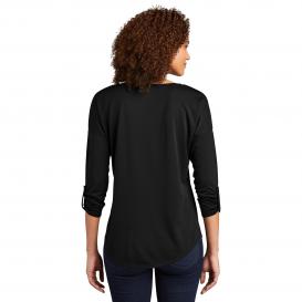 OGIO LOG141 Ladies Gravitate Scoop 3/4-Sleeve - Blacktop