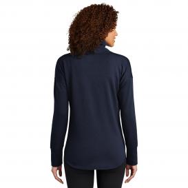 OGIO LOG812 Ladies Luuma Full-Zip Fleece - River Blue Navy