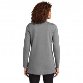 OGIO LOG821 Ladies Transition 1/4-Zip - Petrol Grey Heather