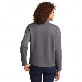 OGIO LOG822 Ladies Transition Pullover Sweatshirt - Blacktop Heather