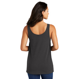 Port & Company LPC099TT Ladies Beach Wash Garment-Dyed Tank - Coal