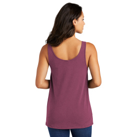 Port & Company LPC099TT Ladies Beach Wash Garment-Dyed Tank - Vintage Raspberry