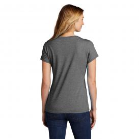 Port & Company LPC330V Ladies Tri-Blend V-Neck Tee - Graphite Heather