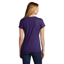 Port & Company LPC330V Ladies Tri-Blend V-Neck Tee - Team Purple Heather