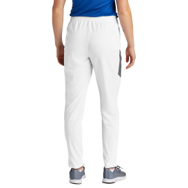 Sport-Tek LPST800 Ladies Travel Pants - White/Iron Grey