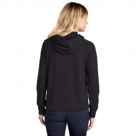 Sport-Tek LST272 Ladies Lightweight French Terry Pullover Hoodie - Black