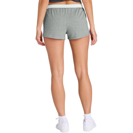 Sport-Tek LST311 Ladies Jersey Knit Squad Shorts - Heather Gray