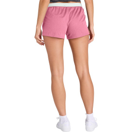 Sport-Tek LST311 Ladies Jersey Knit Squad Shorts - True Pink