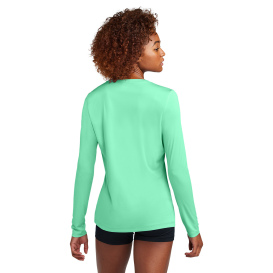 Sport-Tek LST420LS Ladies Posi-UV Pro Long Sleeve - Bright Seafoam 