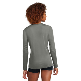 Sport-Tek LST420LS Ladies Posi-UV Pro Long Sleeve - Dark Smoke Grey