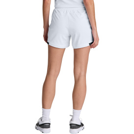 Sport-Tek LST442 Ladies Club 5" Shorts - White/Black