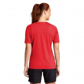 Sport-Tek LST470 Ladies Rashguard Tee - True Red