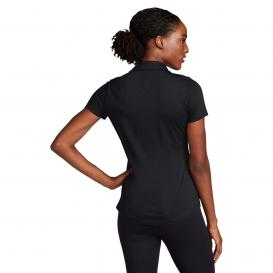 Sport-Tek LST530 Ladies PosiCharge Strive Polo - Black