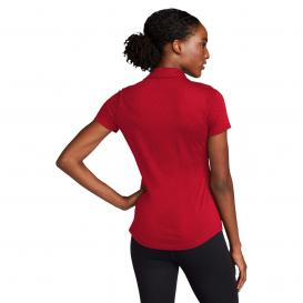 Sport-Tek LST530 Ladies PosiCharge Strive Polo - Deep Red