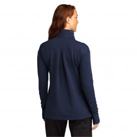 Sport-Tek LST561 Ladies Sport-Wick Flex Fleece 1/4-Zip - True Navy