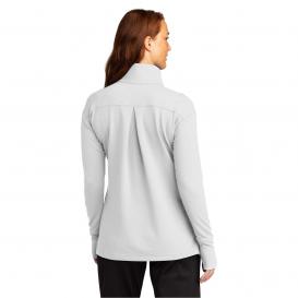Sport-Tek LST561 Ladies Sport-Wick Flex Fleece 1/4-Zip - White