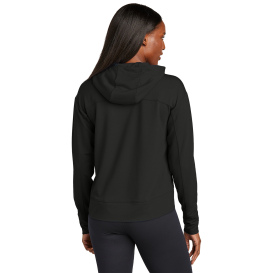 Sport-Tek LST562 Ladies Sport-Wick Flex Fleece Pullover Hoodie - Black