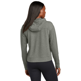 Sport-Tek LST562 Ladies Sport-Wick Flex Fleece Pullover Hoodie - Light Grey Heather