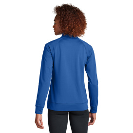 Sport-Tek LST857 Ladies Sport-Wick Stretch Full-Zip Cadet Jacket - True Royal
