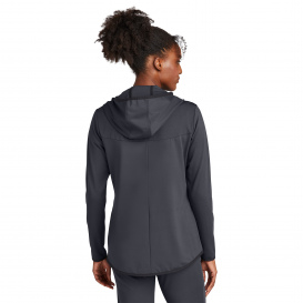 Sport-Tek LST870 Ladies Circuit Hooded Full-Zip - Graphite