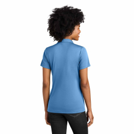 Sport-Tek LST104 Ladies Competitor United Polo - Carolina Blue/White