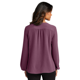Port Authority LW714 Ladies Textured Crepe Tunic - Purple Mist