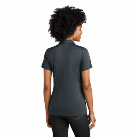 Sport-Tek LST104 Ladies Competitor United Polo - Iron Grey/White