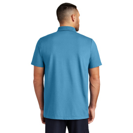 Mercer+Mettle MM1004 Stretch Pique Polo - Parisian Blue