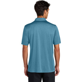 Mercer+Mettle MM1020 Recharge Jersey Polo - Harbor Blue Heather