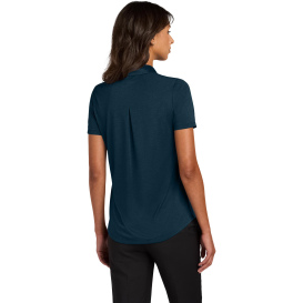 Mercer+Mettle MM1021 Ladies Recharge Jersey Polo - Insignia Blue Heather