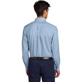 Mercer+Mettle MM2002 Long Sleeve Modern Oxford Shirt - Cobalt