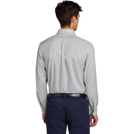 Mercer+Mettle MM2002 Long Sleeve Modern Oxford Shirt - Gusty Gray