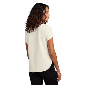 Mercer+Mettle MM2015 Women\'s Stretch Crepe Crew - Ivory Chiffon