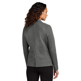 Mercer+Mettle MM3031 Women's Relaxed Knit Blazer - Storm Grey Heather