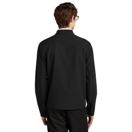 Mercer+Mettle MM7102 Stretch Soft Shell Jacket - Deep black