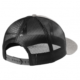 New Era NE207 Snapback Low Profile Trucker Cap - Heather Grey/Black