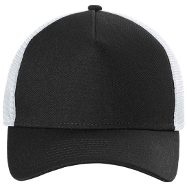 New Era NE212 A-Frame Snapback Mesh Back Cap - Black/White