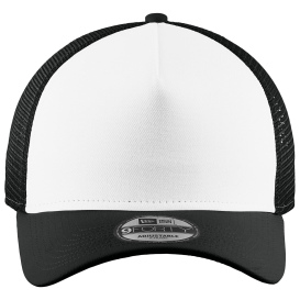 New Era NE212 A-Frame Snapback Mesh Back Cap - White/Black/Black