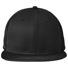 New Era NE4030 Standard Fit Snapback Trucker Cap - Black/Black